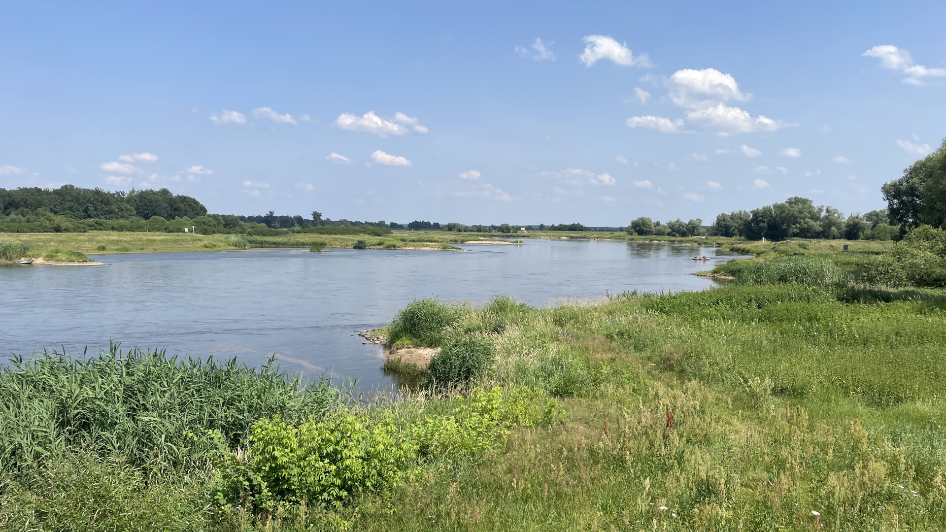 Ratzdorf-2 Blick Zusammenfluss von Oder (li.) und Neiße (re.)