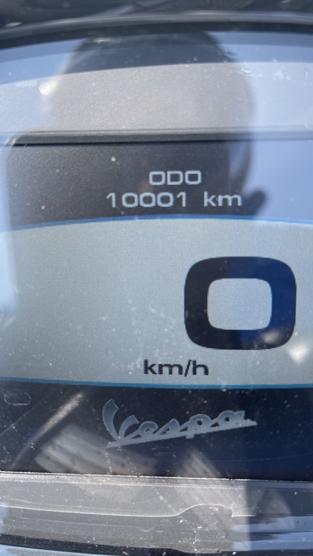 eine magische Marke bei Anfahrt