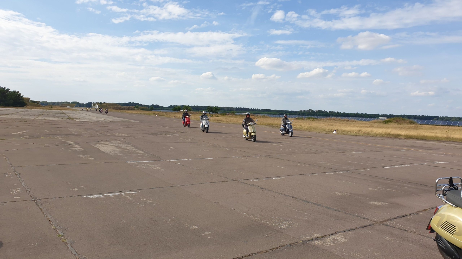 2021 Oderbruchrundfahrt auf dem Flugplatz