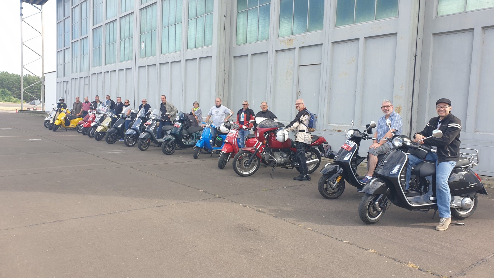 2021 Oderbruchrundfahrt auf dem Flugplatz